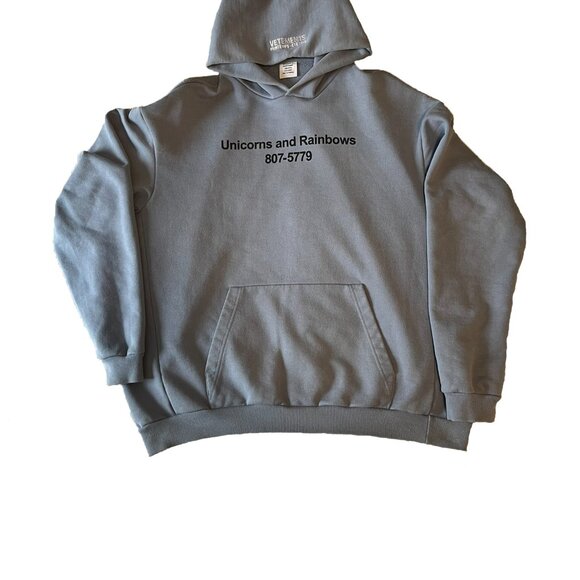Vetements SS18 OG Unicorn Hotline Hoodie - Picture 1 of 9